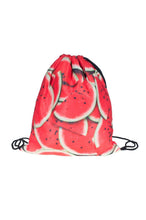 Load image into Gallery viewer, Watermelon Printed Lightweight Adjustable Drawstring Bag and Coin Purse Set - Bili&#39;s Bougie Boutique
