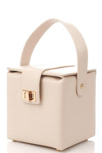 Load image into Gallery viewer, Women&#39;s Faux Leather Cube Handbag in Brown - Bili&#39;s Bougie Boutique
