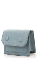 Load image into Gallery viewer, Mini Chain strap Crossbody,  Faux Suede Clutch Bag in blue - Bili&#39;s Bougie Boutique
