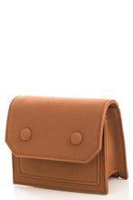 Load image into Gallery viewer, Mini Chain strap Crossbody,  Faux Suede Clutch Bag in brown - Bili&#39;s Bougie Boutique
