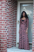 Load image into Gallery viewer, Maxi Wrap Dress in dusty rose - Bili&#39;s Bougie Boutique
