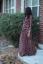 Load image into Gallery viewer, Maxi Wrap Dress in dusty rose - Bili&#39;s Bougie Boutique
