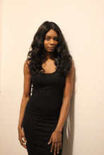 Load image into Gallery viewer, SLEEVELESS TANK BODYCON MIDI DRESS IN BLACK - Bili&#39;s Bougie Boutique
