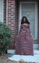 Load image into Gallery viewer, Maxi Wrap Dress in dusty rose - Bili&#39;s Bougie Boutique
