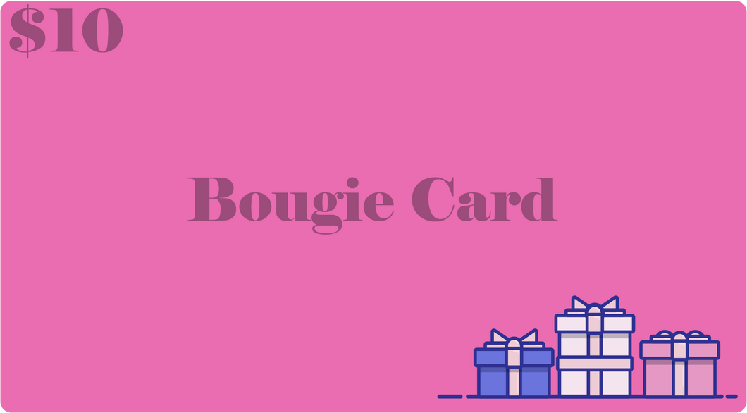 b bougie b $10 gift card