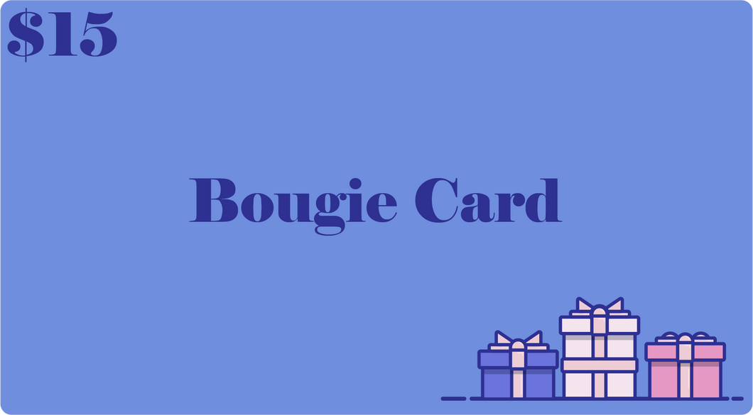 b bougie b $15 gift card