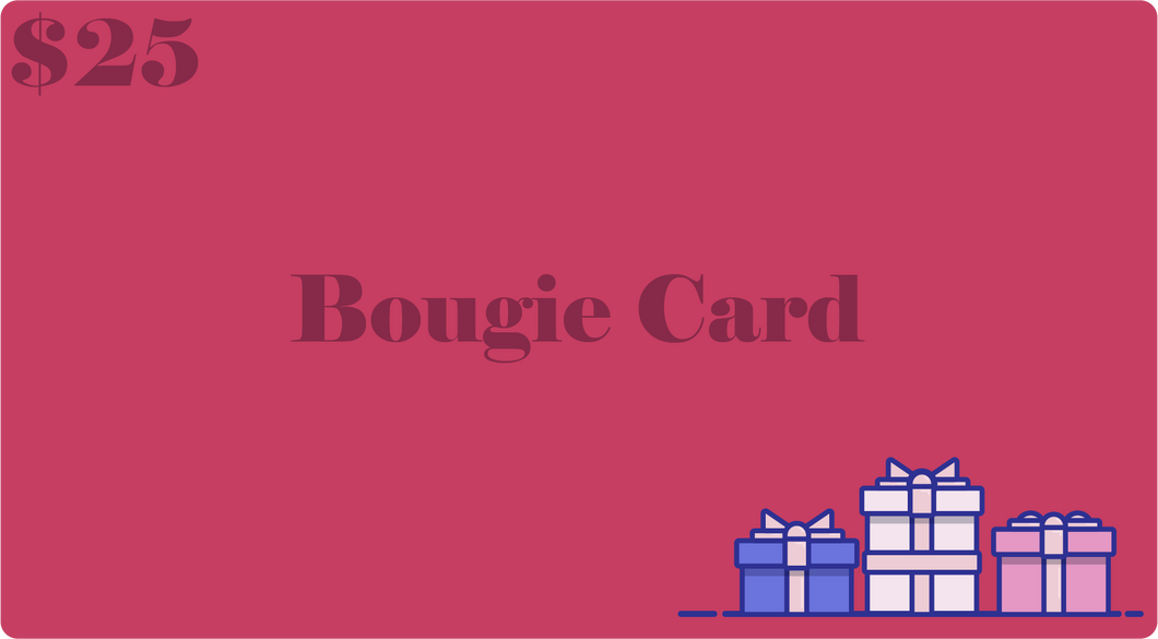 b bougie b $25 gift card