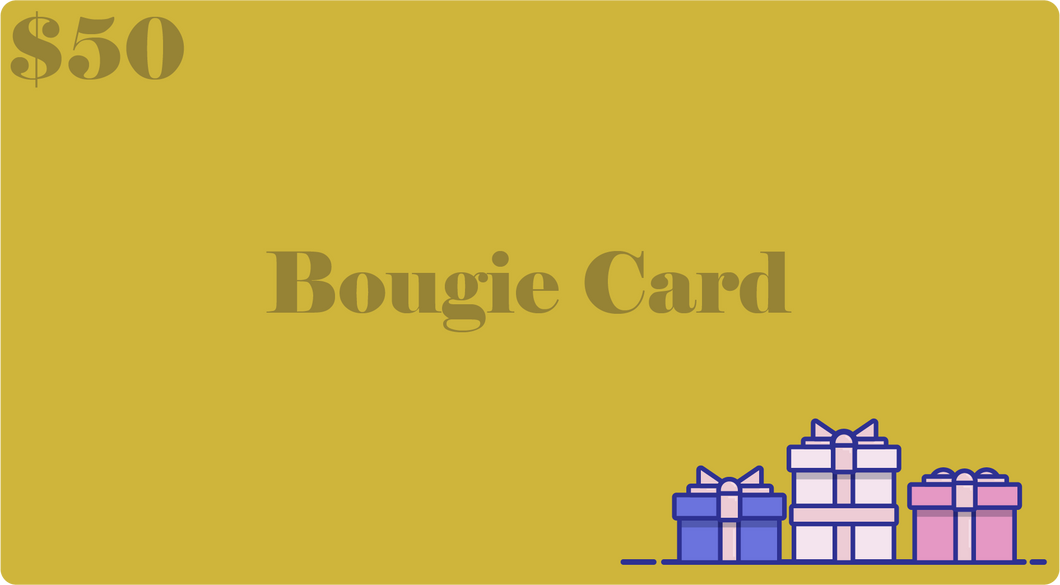 b bougie b $50 gift card