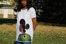 Load image into Gallery viewer, Queen Amina ankara t-shirt - Bili&#39;s Bougie Boutique
