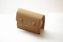 Load image into Gallery viewer, Mini Chain strap Crossbody,  Faux Suede Clutch Bag in brown - Bili&#39;s Bougie Boutique
