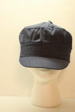 Load image into Gallery viewer, Fashionable Faux Denim Cabbie Hat - Bili&#39;s Bougie Boutique
