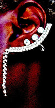 Load image into Gallery viewer, Crystal Asymmetrical Earrings - Bili&#39;s Bougie Boutique
