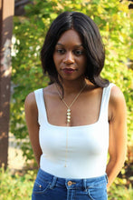 Load image into Gallery viewer, Dainty Gemstones Drop Lariat Necklaces - Bili&#39;s Bougie Boutique
