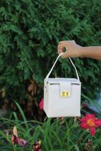 Load image into Gallery viewer, Women&#39;s Faux Leather Cube Handbag in Brown - Bili&#39;s Bougie Boutique
