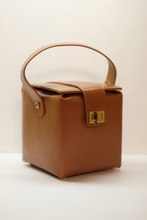 Load image into Gallery viewer, Women&#39;s Faux Leather Cube Handbag in Brown - Bili&#39;s Bougie Boutique
