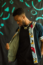 Load image into Gallery viewer, King Amir African Print Baseball Shirt
