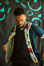 Load image into Gallery viewer, King Amir African Print Baseball Shirt
