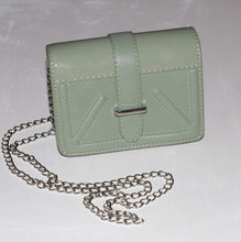 Load image into Gallery viewer, Faux Leather Square mini crossbody Bag in Mint - Bili&#39;s Bougie Boutique
