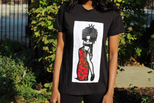 Load image into Gallery viewer, Queen Kamilah ankara t-shirt - Bili&#39;s Bougie Boutique
