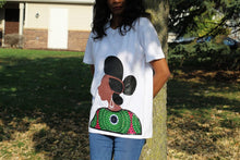 Load image into Gallery viewer, Queen Hauwa ankara t-shirt - Bili&#39;s Bougie Boutique
