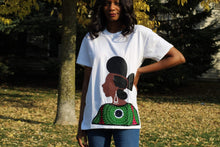 Load image into Gallery viewer, Queen Hauwa ankara t-shirt - Bili&#39;s Bougie Boutique
