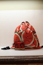 Load image into Gallery viewer, Watermelon Printed Lightweight Adjustable Drawstring Bag and Coin Purse Set - Bili&#39;s Bougie Boutique
